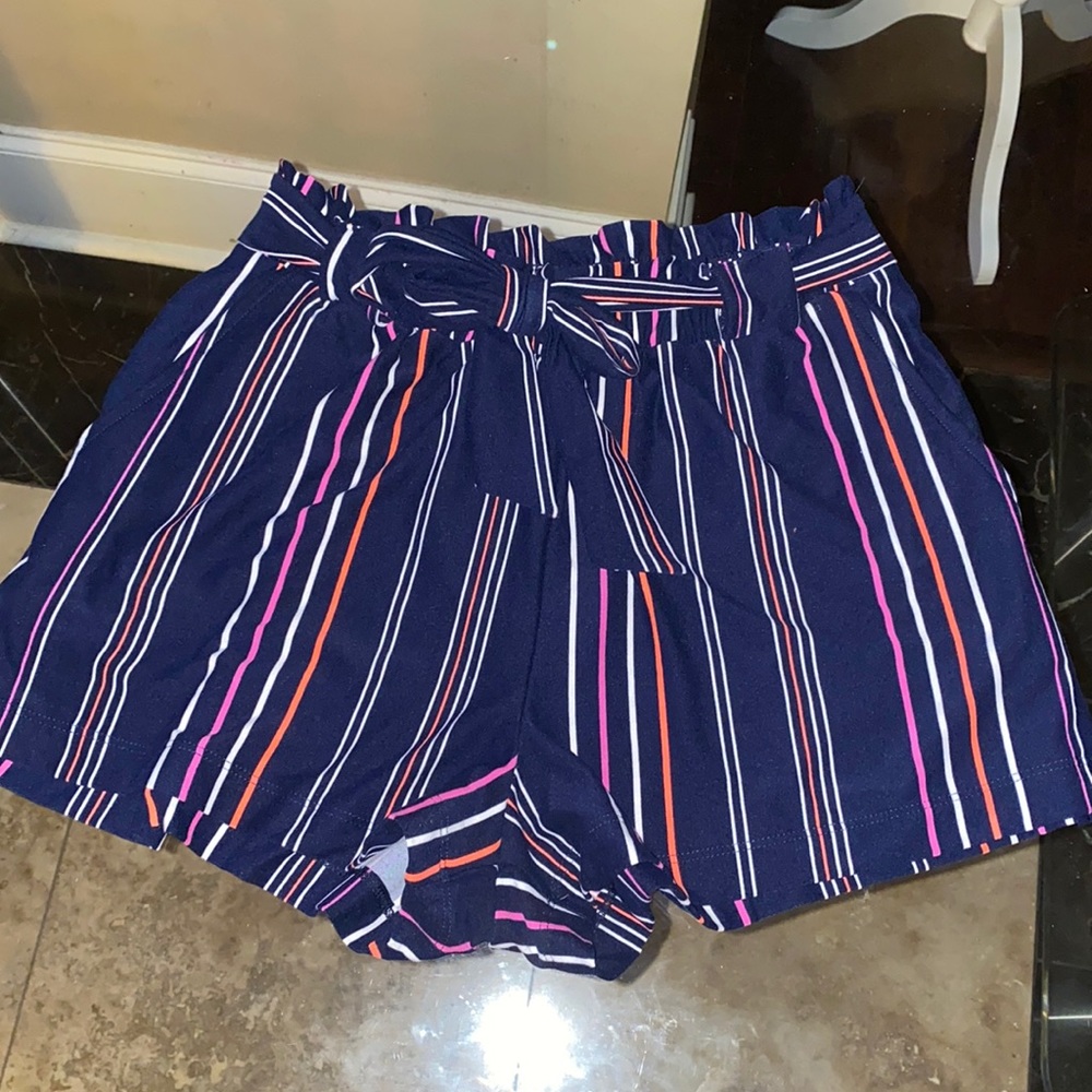 Cute Striped Flowwy Shorts